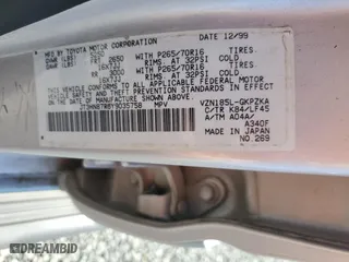 2000 Toyota 4Runner Limited with VIN JT3HN87R8Y9035758, listed as a Copart auction lot 50164195 with 194,383 mi miles and Salvage Title. Bid and sale history available at carsss.com. Image 13.