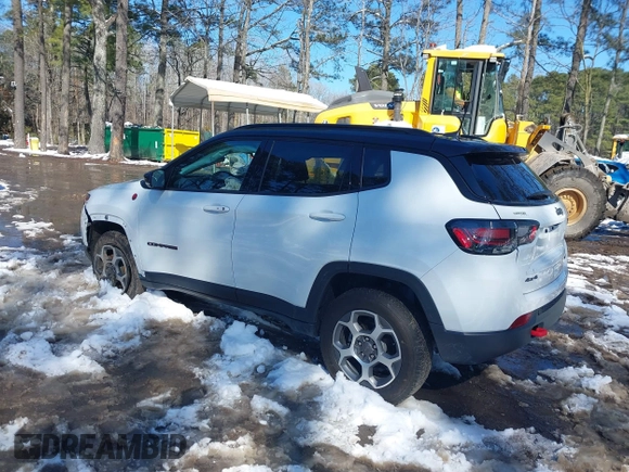 2022 Jeep Compass Trailhawk z VIN 3C4NJDDB6NT172792, wystawiony jako IAAI lot #41615557 z przebiegiem 12 191 mil mil oraz . Historia ofert i sprzedaży dostępna na DreamBid. Obrazek 3.