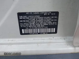 2019 Subaru Crosstrek z VIN JF2GTABCXK8263346, wystawiony jako IAAI lot #42172031 z przebiegiem 71 321 mil mil oraz . Historia ofert i sprzedaży dostępna na DreamBid. Obrazek 9.