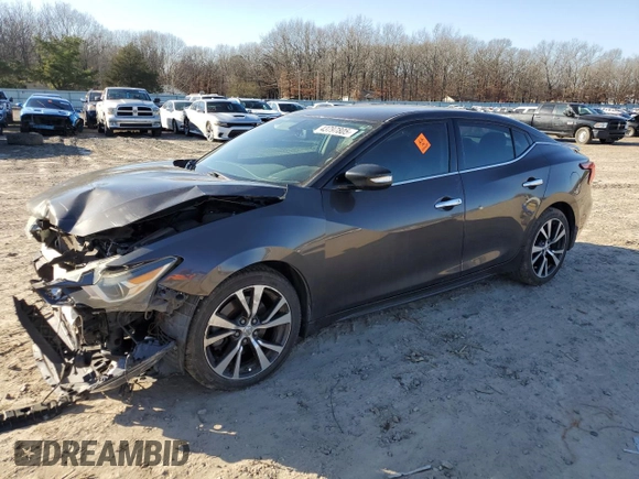 2016 Nissan Maxima SV z VIN 1N4AA6AP9GC406079, wystawiony jako Copart lot #43797805 z przebiegiem 139 039 mil mil oraz Szkoda całkowita • Salvage title. Historia ofert i sprzedaży dostępna na DreamBid. Obrazek 1.