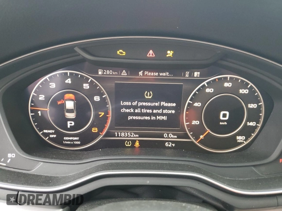 2019 Audi A4 Prestige with VIN WAUFNAF4XKA009696, listed as a Copart auction lot 67806564 with 118,352 mi miles and Clean Title. Bid and sale history available at carsss.com. Image 9.