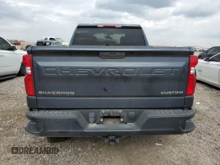 2021 Chevrolet Silverado 1500 Custom with VIN 1GCRWBEK1MZ228490, listed as a Copart auction lot 43900585 with 127,270 mi miles and Salvage Title. Bid and sale history available at DreamBid. Image 6.