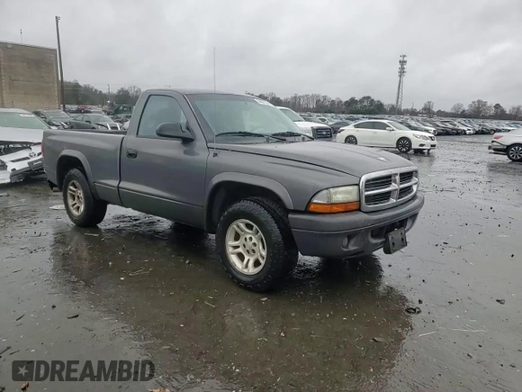 2004 Dodge Dakota with VIN 1D7FL16K34S554343, listed as a Copart auction lot 84607944 with 352,061 mi miles and Salvage Title. Bid and sale history available at carsss.com. Image 11.