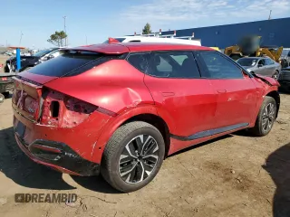 2023 Kia EV6 GT-Line with VIN KNDC44LA8P5116511, listed as a Copart auction lot 50601265 with 0 mi miles and Salvage Title. Bid and sale history available at carsss.com. Image 3.