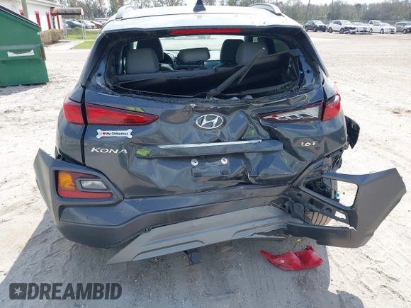 2021 Hyundai Kona Limited with VIN KM8K33A56MU662901, listed as a IAAI auction lot 41553810 with 35,304 mi miles. Bid and sale history available at carsss.com. Image 12.
