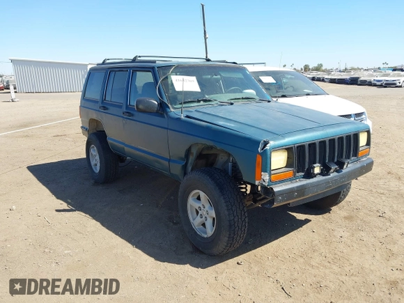 1997 Jeep Cherokee Sport with VIN 1J4FJ68S4VL592390, listed as a IAAI auction lot 41682369 with 194,624 mi miles. Bid and sale history available at carsss.com. Image 1.