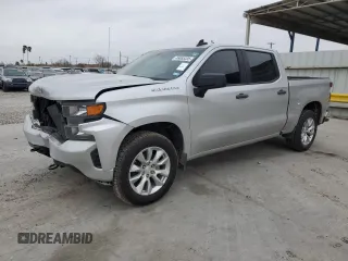 2020 Chevrolet Silverado 1500 Custom with VIN 3GCPWBEH6LG252942, listed as a Copart auction lot 46085335 with 89,109 mi miles and Clean Title. Bid and sale history available at carsss.com. Image 1.