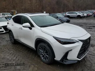 2022 Lexus NX with VIN 2T2GGCEZXNC002950, listed as a Copart auction lot 46861575 with 51,362 mi miles and Salvage Title. Bid and sale history available at carsss.com. Image 4.