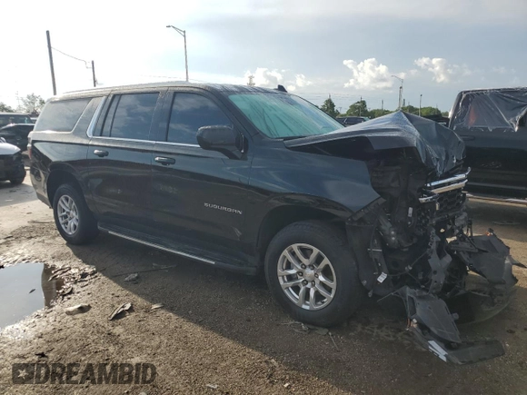 2023 Chevrolet Suburban z VIN 1GNSCBKT9PR121500, wystawiony jako Copart lot #72118524 z przebiegiem 127 355 mil mil oraz Szkoda całkowita • Salvage title. Historia ofert i sprzedaży dostępna na DreamBid. Obrazek 4.