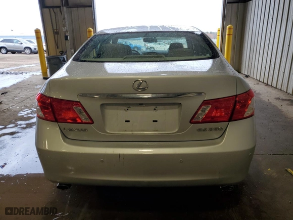 2008 Lexus ES 350 with VIN JTHBJ46G382201648, listed as a Copart auction lot 47665955 with 124,234 mi miles and Salvage Title. Bid and sale history available at carsss.com. Image 6.