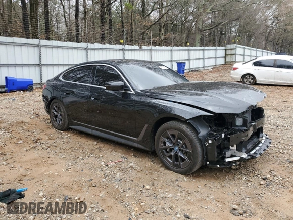 2024 BMW i4 eDrive35 z VIN WBY43AW05RFR71493, wystawiony jako Copart lot #47165825 z przebiegiem 2 353 mil mil oraz Szkoda całkowita • Salvage title. Historia ofert i sprzedaży dostępna na DreamBid. Obrazek 4.