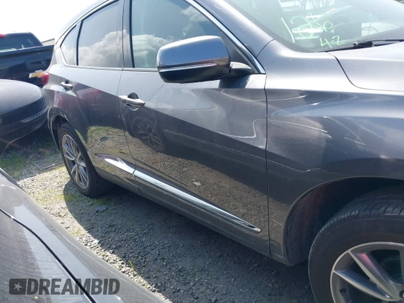 2021 Acura RDX Technology with VIN 5J8TC1H59ML005505, listed as a IAAI auction lot 41571125 with 46,451 mi miles and . Bid and sale history available at DreamBid. Image 14.