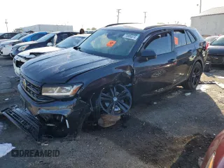 2023 Volkswagen Atlas 2.0T SEL R-Line Black z VIN 1V2SC2CA9PC222124, wystawiony jako Copart lot #73988574 z przebiegiem Nie podano mil oraz Szkoda całkowita • Salvage title. Historia ofert i sprzedaży dostępna na DreamBid. Obrazek 1.