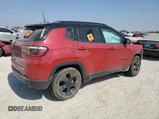 2020 Jeep Compass Altitude with VIN 3C4NJCBB5LT135856, listed as a Copart auction lot 76498864 with Not Provided miles and Salvage Title. Bid and sale history available at carsss.com. Image 3.