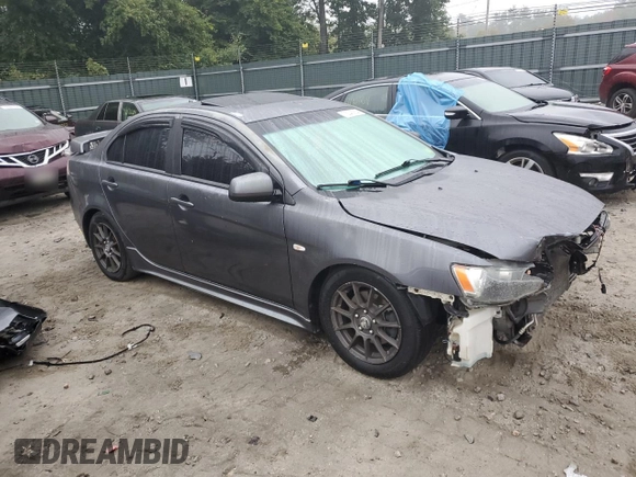 2009 Mitsubishi Lancer GTS with VIN JA3AU86W19U012925, listed as a Copart auction lot 72343934 with Not Provided miles and Salvage Title. Bid and sale history available at DreamBid. Image 4.