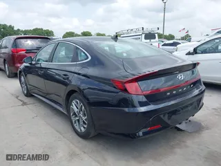 2023 Hyundai Sonata SEL with VIN KMHL64JA8PA270894, listed as a IAAI auction lot 42124828 with 51,411 mi miles. Bid and sale history available at carsss.com. Image 3.