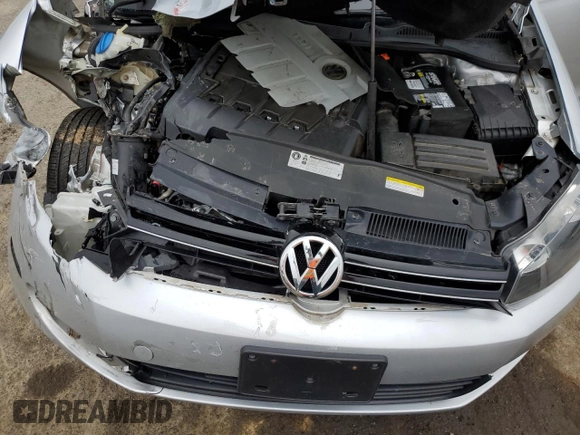 2014 Volkswagen Jetta TDI w/Sunroof & Nav with VIN 3VWPL7AJ3EM624771, listed as a Copart auction lot 55927955 with 99,424 mi miles and Salvage title. Bid and sale history available at DreamBid. Image 11.