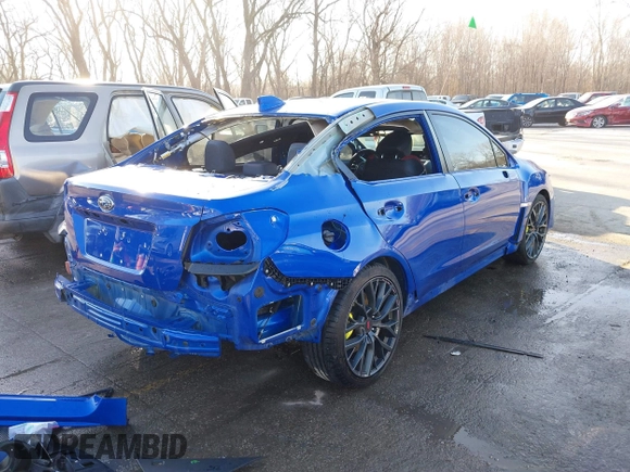 2019 Subaru WRX STI with VIN JF1VA2R67K9828279, listed as a IAAI auction lot 41728385 with 43,652 mi miles and . Bid and sale history available at DreamBid. Image 4.