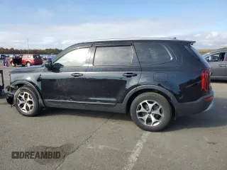 2022 Kia Telluride EX with VIN 5XYP3DHC6NG298728, listed as a Copart auction lot 77113074 with 27,690 mi miles and Salvage title. Bid and sale history available at DreamBid. Image 2.