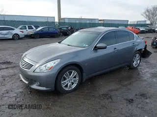 2015 Infiniti Q40 with VIN JN1CV6AR1FM520601, listed as a IAAI auction lot 41854014 with 157,684 mi miles and . Bid and sale history available at DreamBid. Image 17.