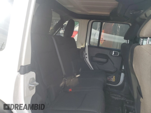 2022 Jeep Wrangler Unlimited Sport with VIN 1C4HJXDG1NW247614, listed as a Copart auction lot 70441794 with 35,854 mi miles and Salvage Title. Bid and sale history available at DreamBid. Image 10.