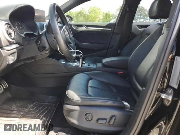 2018 Audi A3 Sedan Premium with VIN WAUAUGFF9J1039935, listed as a Copart auction lot 54741954 with 54,952 mi miles and Salvage Title. Bid and sale history available at carsss.com. Image 7.