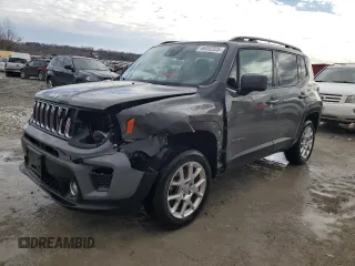2021 Jeep Renegade Latitude z VIN ZACNJDBB0MPM28947, wystawiony jako Copart lot #46052325 z przebiegiem 34 615 mil mil oraz Szkoda całkowita • Salvage title. Historia ofert i sprzedaży dostępna na DreamBid. Obrazek 1.