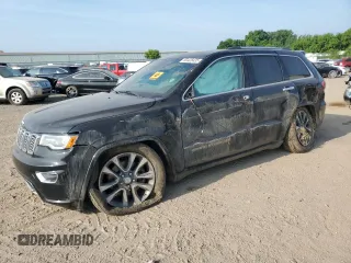 2017 Jeep Grand Cherokee Overland z VIN 1C4RJFCT7HC720600, wystawiony jako Copart lot #60428435 z przebiegiem 176 622 mil mil oraz Czysty tytuł • Clean title. Historia ofert i sprzedaży dostępna na DreamBid. Obrazek 1.