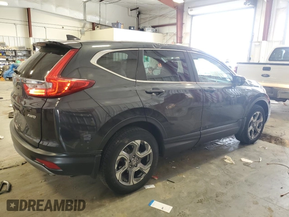 2019 Honda CR-V EX with VIN 5J6RW2H51KL034865, listed as a Copart auction lot 52435455 with 101,597 mi miles and Salvage Title. Bid and sale history available at DreamBid. Image 3.