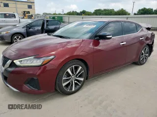 2020 Nissan Maxima SV with VIN 1N4AA6CV7LC376697, listed as a Copart auction lot 59306825 with 105,745 mi miles and Salvage title. Bid and sale history available at DreamBid. Image 1.