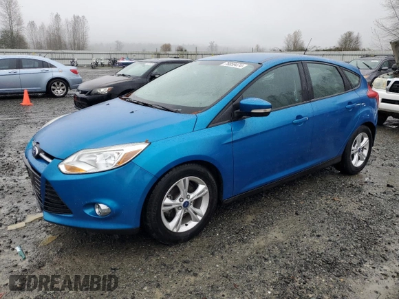2012 Ford Focus SE with VIN 1FAHP3K23CL258312, listed as a Copart auction lot 76859474 with 153,641 mi miles and Salvage Title. Bid and sale history available at carsss.com. Image 1.