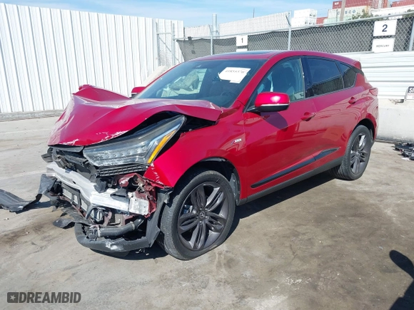 2019 Acura RDX w/A-Spec Pkg with VIN 5J8TC1H6XKL006653, listed as a IAAI auction lot 41855370 with 1 mi miles. Bid and sale history available at carsss.com. Image 16.