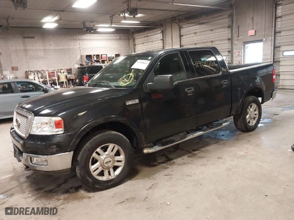 2004 Ford F-150 XLT with VIN 1FTPW14554KD09112, listed as a IAAI auction lot 41908661 with 177,178 mi miles. Bid and sale history available at carsss.com. Image 2.