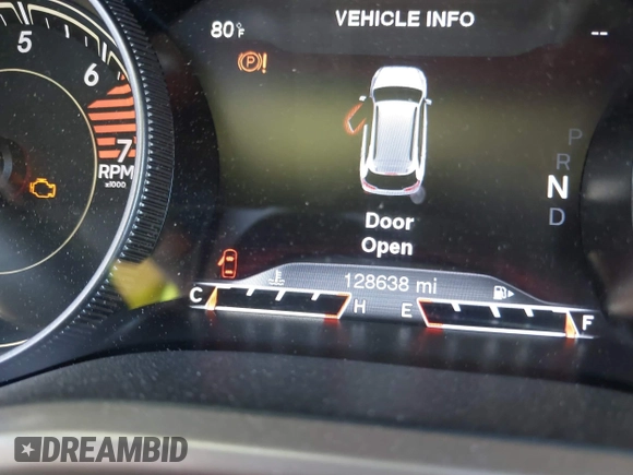 2016 Jeep Cherokee High Altitude with VIN 1C4PJLDB0GW249558, listed as a IAAI auction lot 41851549 with 128,638 mi miles. Bid and sale history available at carsss.com. Image 16.