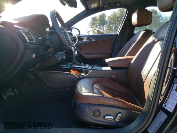 2018 Audi A6 Premium with VIN WAUF8AFC9JN093032, listed as a Copart auction lot 46118955 with 55,713 mi miles and Salvage Title. Bid and sale history available at carsss.com. Image 7.