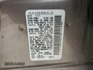 2011 Nissan Murano S with VIN JN8AZ1MU9BW067181, listed as a Copart auction lot 80911904 with 158,072 mi miles and Salvage Title. Bid and sale history available at carsss.com. Image 15.