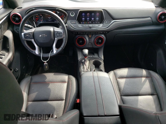 2021 Chevrolet Blazer RS with VIN 3GNKBKRS8MS527583, listed as a Copart auction lot 60694995 with 82,741 mi miles and Clean title. Bid and sale history available at DreamBid. Image 8.