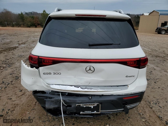 2023 Mercedes-Benz EQB with VIN W1N9M0KB6PN074488, listed as a Copart auction lot 82723854 with NaN miles and Salvage Title. Bid and sale history available at carsss.com. Image 6.