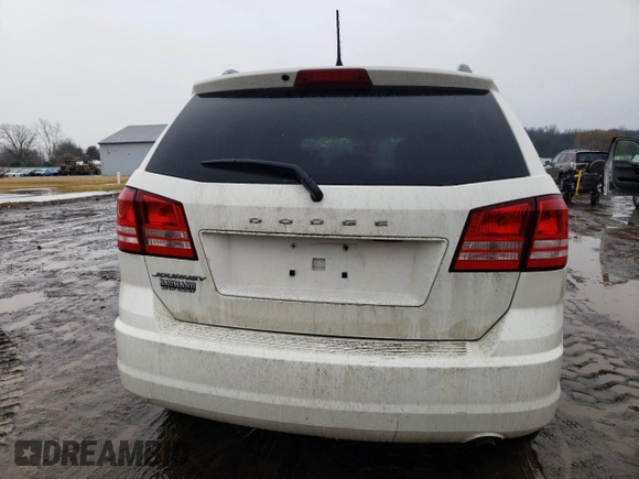 2016 Dodge Journey SE with VIN 3C4PDCAB0GT237833, listed as a Copart auction lot 47016185 with 184,130 mi miles and Salvage Title. Bid and sale history available at carsss.com. Image 6.