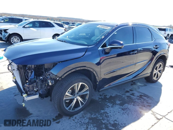 2024 Lexus RX with VIN 2T2BAMCA8RC067526, listed as a Copart auction lot 87695555 with 7,858 mi miles and Salvage Title. Bid and sale history available at carsss.com. Image 1.