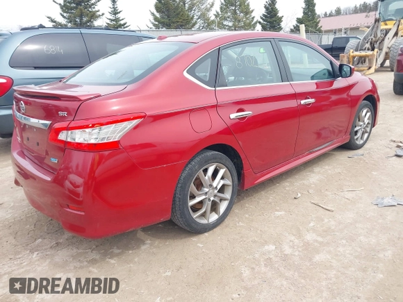2013 Nissan Sentra SR with VIN 3N1AB7AP4DL778025, listed as a IAAI auction lot 41868702 with 118,166 mi miles and . Bid and sale history available at DreamBid. Image 4.