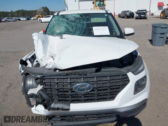 2022 Hyundai Venue SE with VIN KMHRB8A34NU177784, listed as a IAAI auction lot 41879368 with 42,525 mi miles and . Bid and sale history available at DreamBid. Image 12.