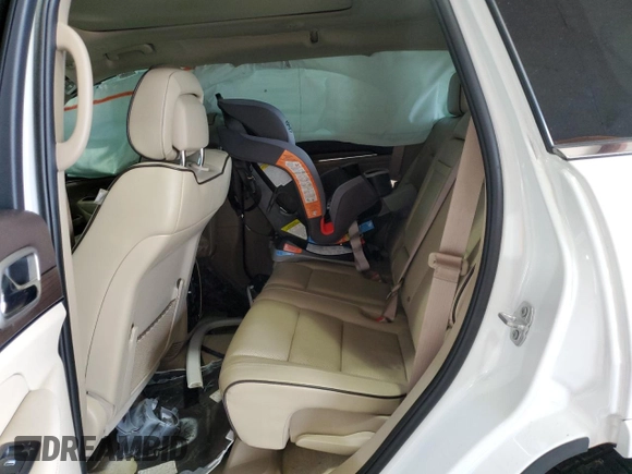 2017 Jeep Grand Cherokee Overland with VIN 1C4RJFCG1HC842890, listed as a Copart auction lot 63395045 with Not provided miles and Salvage title. Bid and sale history available at DreamBid. Image 11.