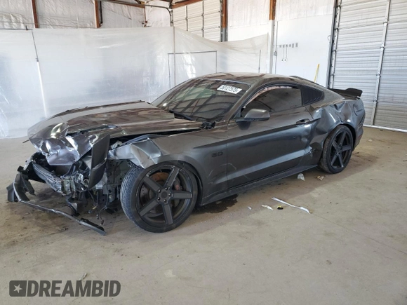 2015 Ford Mustang GT with VIN 1FA6P8CF3F5432913, listed as a Copart auction lot 50127575 with 151,637 mi miles and Salvage Title. Bid and sale history available at DreamBid. Image 1.