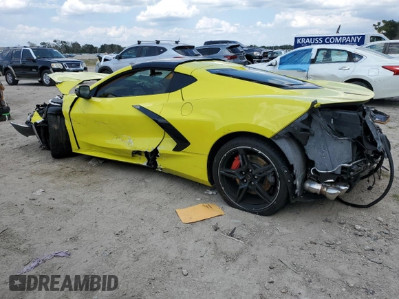 2020 Chevrolet Corvette 3LT with VIN 1G1Y82D45L5118470, listed as a Copart auction lot 67957044 with 0 mi miles and Non Repairable. Bid and sale history available at carsss.com. Image 2.