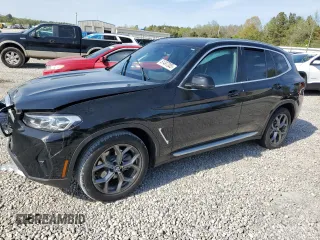 2022 BMW X3 sDrive30i with VIN 5UX43DP0XN9M49063, listed as a Copart auction lot 51497305 with 15,962 mi miles and Salvage Title. Bid and sale history available at DreamBid. Image 1.