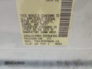2015 Nissan LEAF S with VIN 1N4AZ0CP9FC309496, listed as a IAAI auction lot 42021957 with 74,885 mi miles. Bid and sale history available at carsss.com. Image 9.