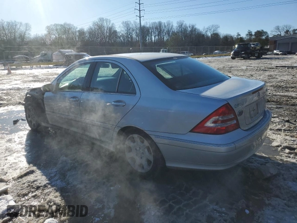 2006 Mercedes-Benz C 280 Luxury with VIN WDBRF92H66F779308, listed as a Copart auction lot 87382174 with 146,459 mi miles and Salvage Title. Bid and sale history available at DreamBid. Image 2.