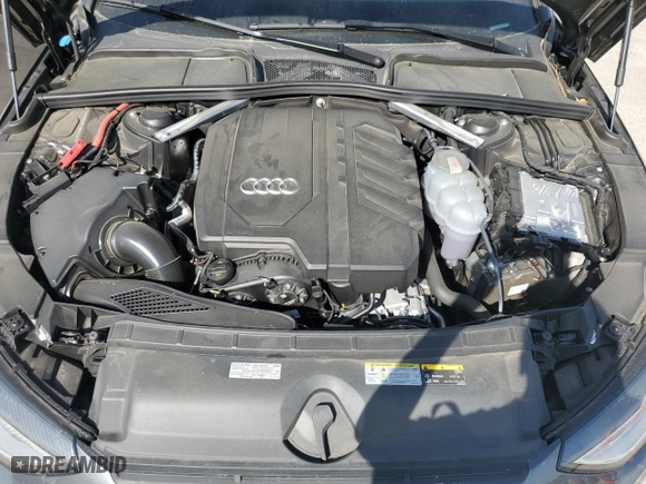 2021 Audi A4 Sedan S line Premium with VIN WAUDAAF44MA055417, listed as a Copart auction lot 49493075 with 24,875 mi miles and Salvage Title. Bid and sale history available at carsss.com. Image 11.