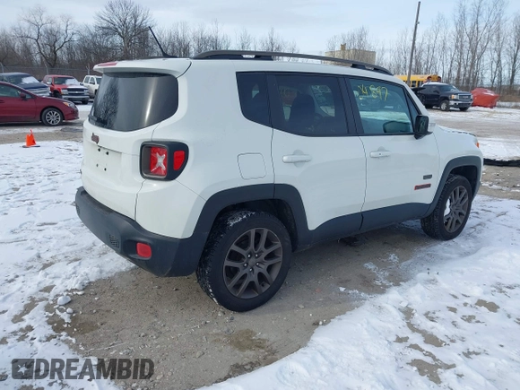 2016 Jeep Renegade Latitude with VIN ZACCJBBT9GPD73507, listed as a IAAI auction lot 41504897 with 108,331 mi miles. Bid and sale history available at carsss.com. Image 4.